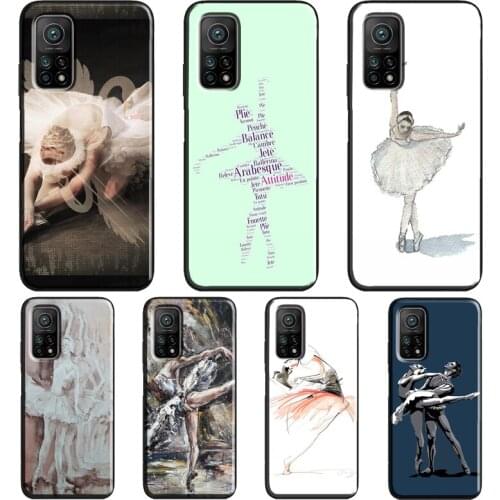 Swan Dance Ballet Case For Xiaomi Mi 11 Ultra 9 10 Lite Mi 10T Pro Note 10 Lite Cover For POCO X3 Pro M3 F3