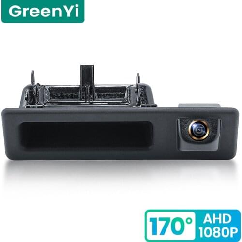 GreenYi 170° HD 1080P Car Rear View Camera for BMW 3 5 X3 Series F10 F11 F25 F30 Reverse 4 Pin Vehicle Parking AHD
