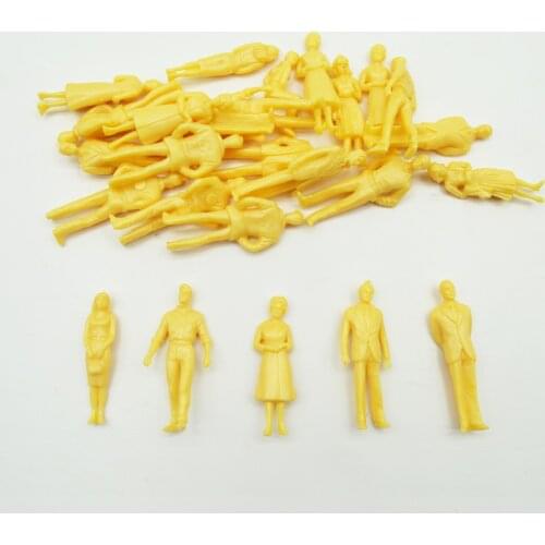 1/87 Skin Color Human Model Building Toy Sand Table ABS100pcs Diorama Landscape Miniature