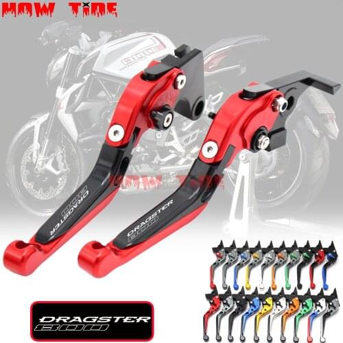 Motorcycle Folding Extendable CNC Moto Adjustable Clutch Brake Levers For MV Agusta Brutale 800 Dragster Dragster800 2014-2016