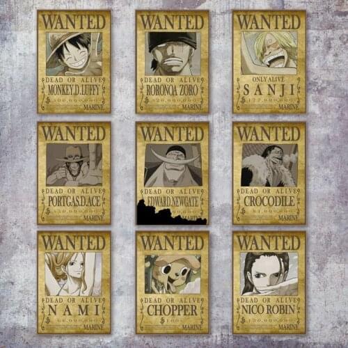 Wall Artwork Nordic Canvas Anime One Piece Character Painting Picture Prints Home Decor Modern Modular Poster For Living Room