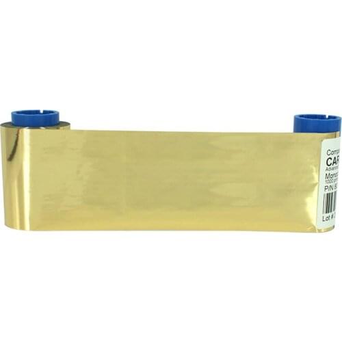 Card Printer 1000 prints Gold Ribbon For Zebra PN 800015-106 Compatible CIM-K300F K300C K300F-OPTIMA K400C Card Printer Ribbon