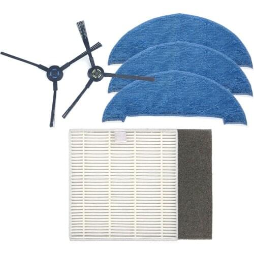Robot Vacuum Cleaner HEPA Filter side brush mop for ilife V8 V8s X750 A7 X800 X785 V80 Robotic Vacuum Cleaner Parts Accessories