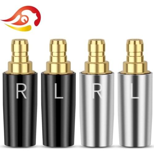 QYFANG Earphone Pin DIY Gold Plated Metal Adapter Audio Jack Upgrade Wire Connector Plug For IE400 Pro IE500 HiFi Headphone