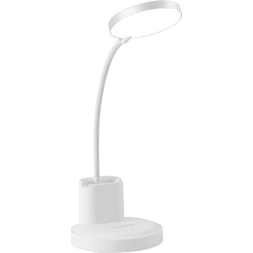 Led Table Lamps with USB Touch-Dimmable LED Stand Desk Light Reading Lamp Modern Flexible Study Lamp with Pen Holder
