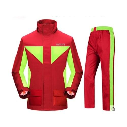 Men Women Raincoat Motorcycle capa de chuva para motoqueiro impermeable Rain Coat Pants jaqueta motoqueiro Waterproof Rainwear