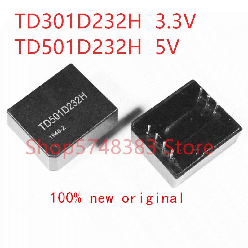 1PCS/LOT 100% new original TD301D232H TD501D232H Single channel high-speed RS232 isolated transceiver module