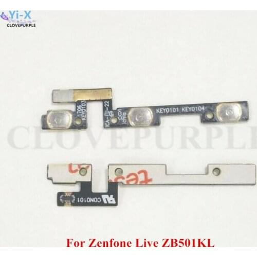 10PCS/Lot Power & Volume Side Switch Button Key Flex Cable For ASUS Zenfone Live ZB501KL Phone Spare Parts