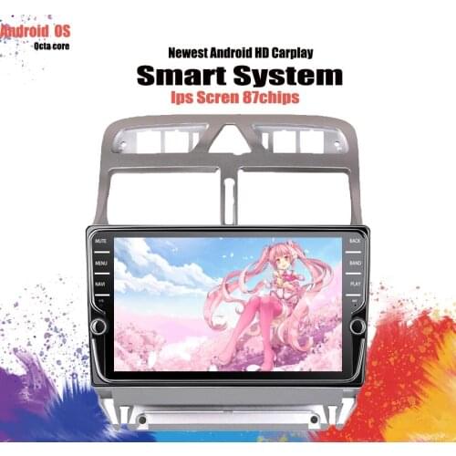 4G ram 64G rom Android 10 8core Tape Recorder PC Tablet For PEUGEOT 307 307sw 2002 - 2013 Car Radio Multimedia Video Player