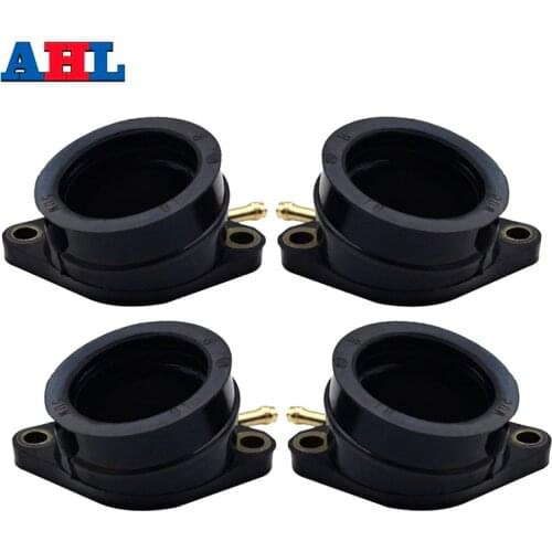 4Pcs Motorcycle Parts Carburetor Interface For Yamaha FZS600 FAZER 5DM 1998-2003 Intake Carburetor Outlet Manifold 5DM 13586 01