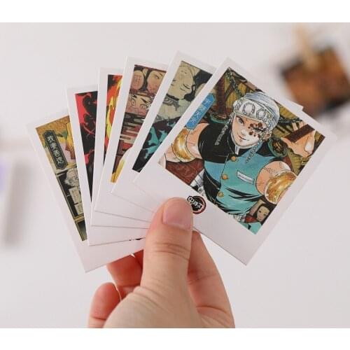 40 PCS Anime Demon Slayer Cosplay Kimetsu No Yaiba Kamado Tanjirou Kamado Nezuko Agatsuma Zenitsu Role Paper cards