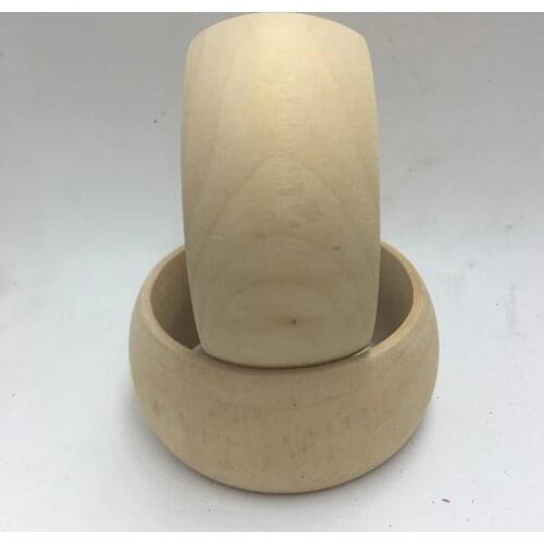 Free shipping!2pcs/lot 38mm Unfinished Wood Bangle
