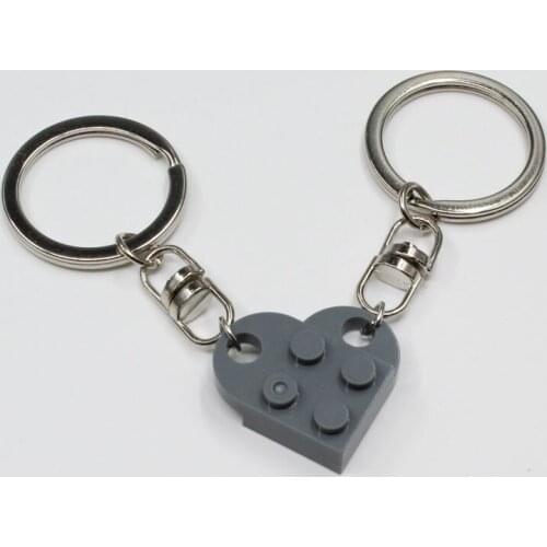 Unisex Keychain Heart Key Rings Lovers Love Key Chain for Girl Boys Souvenirs Valentines Day Gift Lovers Couple Gift
