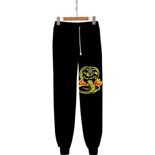 Newest 3D The Karate Kid Cobra Kai Mens Joggers Sweatpant Elastic Waist Harajuku Loose Pants Hip Hop boy Sweat Cosplay Trousers