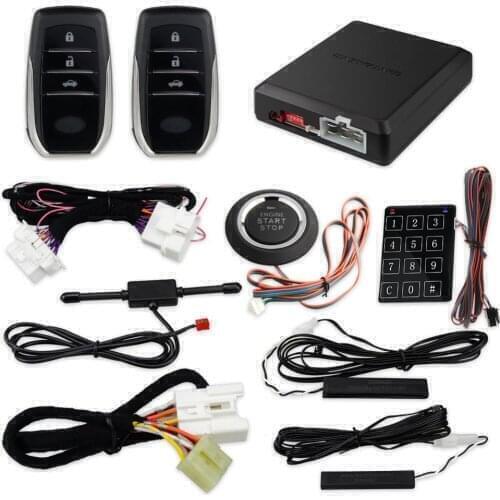 EASYGUARD CAN BUS plug and play PKE kit fit for toyota land cruiser prado FJ 2010 to 2019 push button start remote engine start