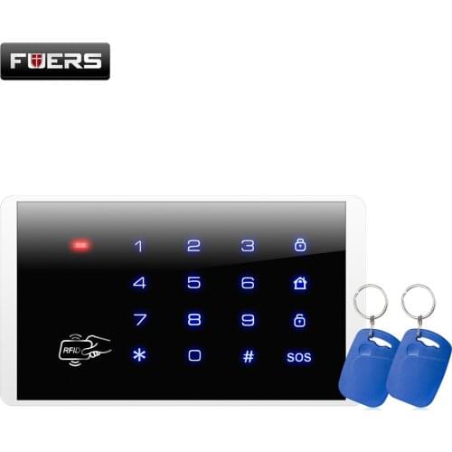 K16 Wireless RFID Touch Keyboard For PSTN GSM Security Alarm Personal Home Alarm System 433MHz Wireless Password Keypad system
