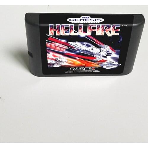 Hellfire - 16 Bit MD Game Card for Sega Megadrive Genesis Video Game Console Cartridge