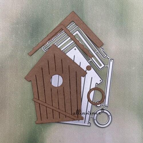 Forest wood cabin Metal Cutting Dies for DIY Scrapbooking Album Paper Cards Decorative Crafts Embossing Die Cuts