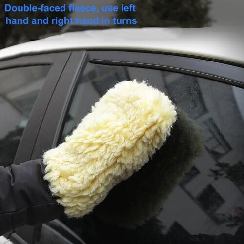 Multi Purpose Car Cleaning Sponge Glove Microfiber Auto Wash Glove Cloth for Car Washing Dust Windows Bike Motorcycle sofas