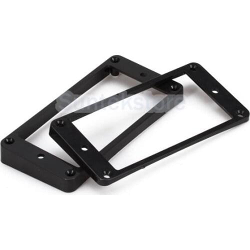 New Hot Brand New Black Curved Humbucker Pickups Frame Mounting Rings for Electric Guitar