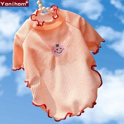 Dog Clothes Small Dogs XS-XL Simple Puppy Dog Accessory Cat T-shirt Fruit Pet Vest Sleeveless Solid Summer Clothes Dog Pet Shirt