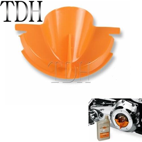 Motorcycle Primary Case Oil Fill Funnel For Harley 06-17 Dyna Softail Touring Trike Models Universal Drip-Free Oil Filter Funnel