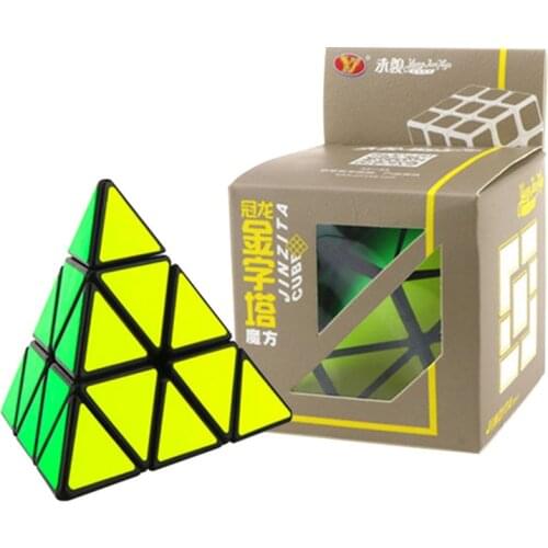 YongJun Pyramid Magic Cube Adult Childrens Educational Educational Toys Professional Speed Game Creative Gift Toys