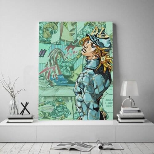 Diego Brando STEEL BALL RUN anime SBR Canvas poster Painting wall Art decor Living room Bedroom Study Home Decoration Prints