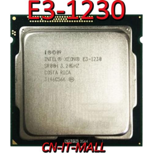 Intel Xeon E3-1230 CPU 3.2GHz 8M 4 Core 8 Threads LGA1155 Processor