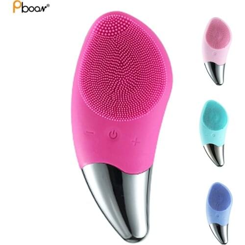 Face Cleansing Brush Skin Care Tools Soft Silicone Material Wash Facial Brush Vibration Massage and Facial Clean