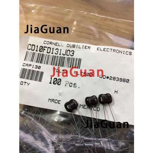 20PCS MEXICO CDM Silver Mica 500V130PF 5% mica capacitor 500V 130P 131 130pF/500V CD10FD131J03 P5MM