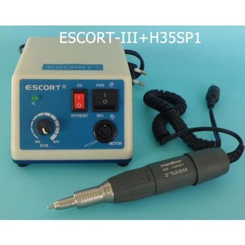 Dental Lab ESCORT-III Micromotor 35,000RPM Handpiece Equipment Original Seayang Marathon H37L1/H35SP1/M33ES 35K rpm Handpiece