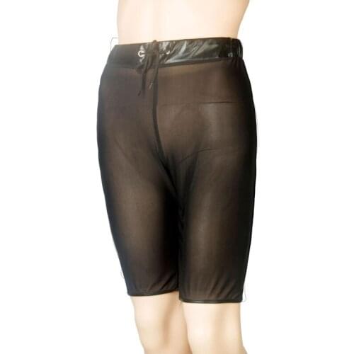 Boxers For Men Mesh Transparent Boxer Homme Breathable Gay Sexy Underwear Erotic Lingerie Sleep Wear Shorts Panties Plus Size