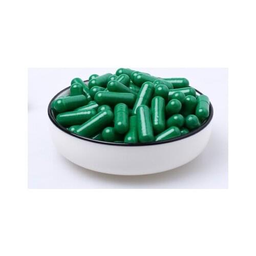 1000pcs/lot Size0# Superior Quality Empty Capsule Shells,DIY Dark Green Medicine Powder Refillable Bottle, Cosmetic Mask Package