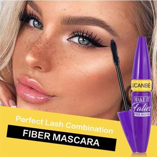 2021 Mascara Combination Set 4D Mascara Extension Thick Curling Makeup Eyelash Set for Women Girls