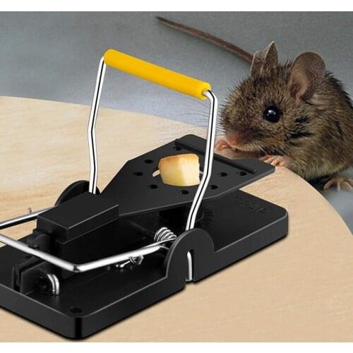 4pcs Reusable Catching Mouse Sensitive Traps Plastic spring pitfall clip Mousetraps Bait Snap Spring Rodent Catcher Pest Control