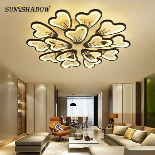 Acrylic Led Chandelier 110V 220V Ceiling Mounted Chandelier Lighting Modern Home Lamp Living room Bedroom Dining room Kitchen