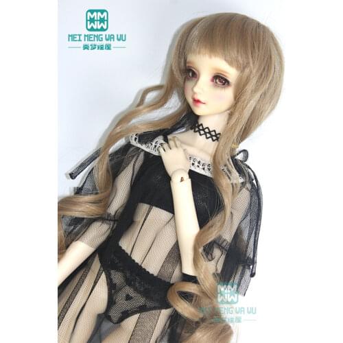 BJD accessories clothes Underwear for 1/3 1/4 1/6 BJD SD MSD YOSD DD doll hair Light golden natural curly hair 137