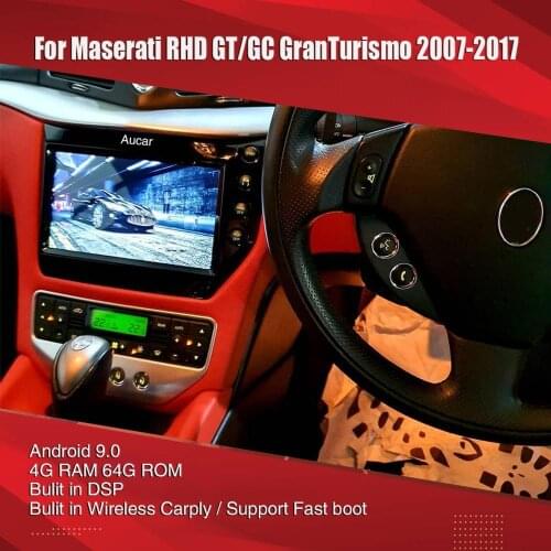 AuCAR 8.1 latest Android system Car Radio for Maserati GT/GC GranTurismo 2007 - 2017 2 gen multimedia Stereo Audio DVD player
