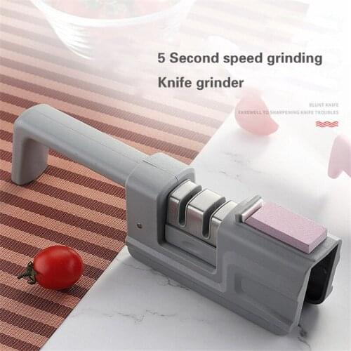 Knife grinder household automatic fast small stone kitchen grinder angle bar machine knife edge folding knife sharpener tools