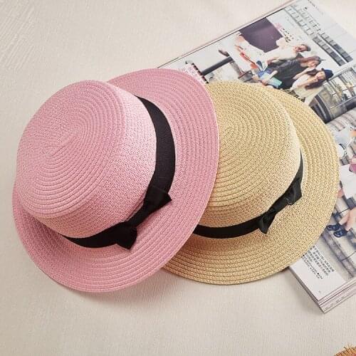 Cllikko 2017 Fashion Sun Hat For Women Classic Panama Cap Fodora Chic Summer Spring Beach Visor Brief Solid Straw Hat Brim Headw