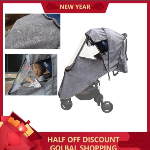 Baby Stroller Raincoat Windshield Baby Carriage Umbrella Raincoat Cover Cold Warm Yoya Rain Cover Waterproof