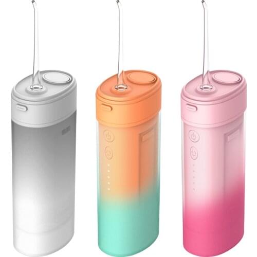Portable Cordless Water Flosser Electric Oral Irrigator USB Rechargeable Oral Health Device for Adults IPX6 Waterproof 160ML