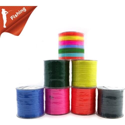 500M PE Fishing Line 4 Strands Braided Fishing Line 8-150LB Multifilament Fishing Line Smooth