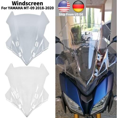 Motorcycle Accessories For 2018 2019 2020 Yamaha MT-09 Windshield Windscreen Deflector Tracer 900 /GT FJ09 MT09 MT 09 Pare-brise