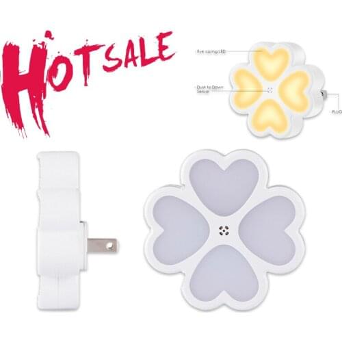 New LED Warm Light Plug-in Light Sensor Lamp Bedside Bedroom Home Corridor Night Light For Bedroom Feeding Light Dropshipping