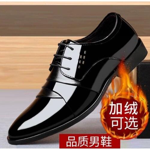 Autumn Winter 2021 New Leather Shoes Dress Leather Shoes Fashion Casual Zapatillas Hombre Chaussure Homme