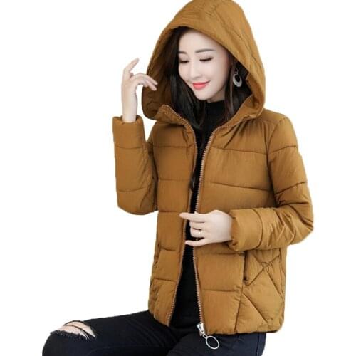 2019 New Large Size 6XL Down Cotton Jacket Winter Hooded Thick Cotton Coat Bread Clothes Casual Keep Warm Outerwear Female B140