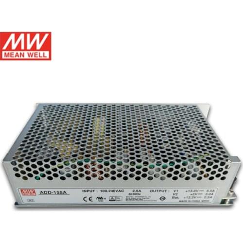 MEAN WELL ADD-155A 150W Switching Power Supply 13.8V 5V 13.3V DC 9.5A 3A 0.5A Battery Charger UPS Function