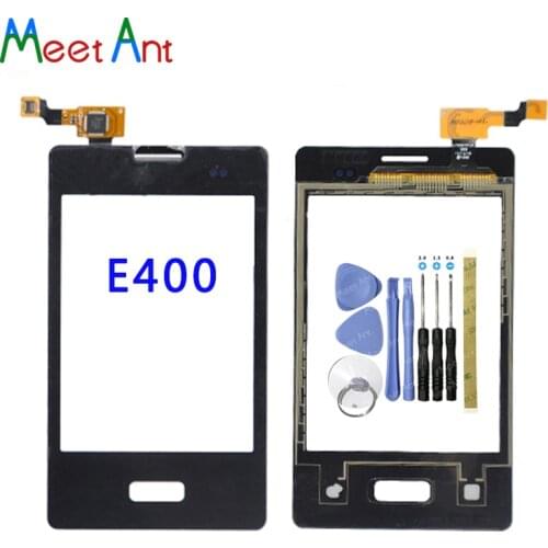 Replacement high Quality 3.2" For LG Optimus L3 E400 and Dual E405 Touch Screen Digitizer Sensor Outer Glass Lens Panel